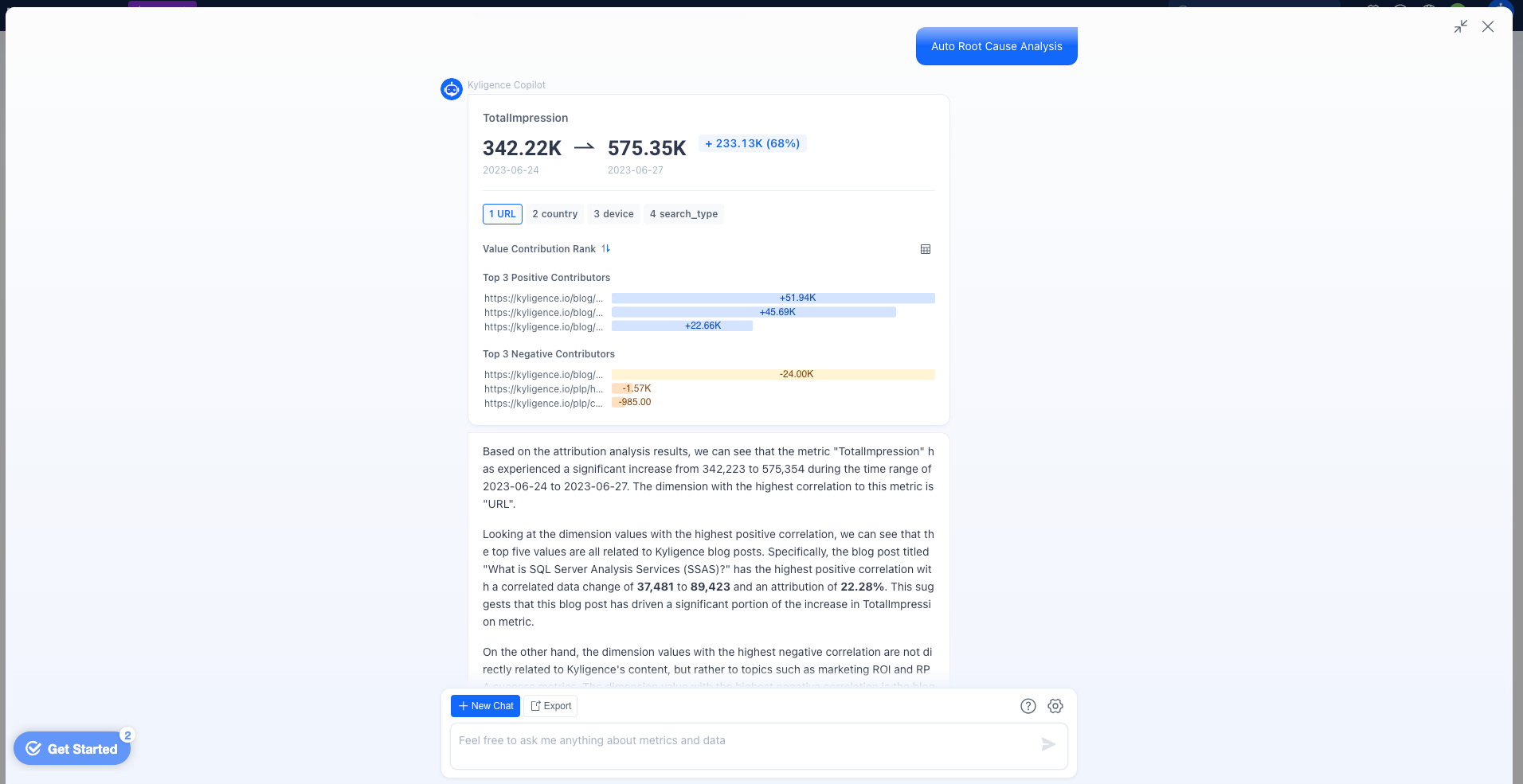 screenshot of Kyligence Zen